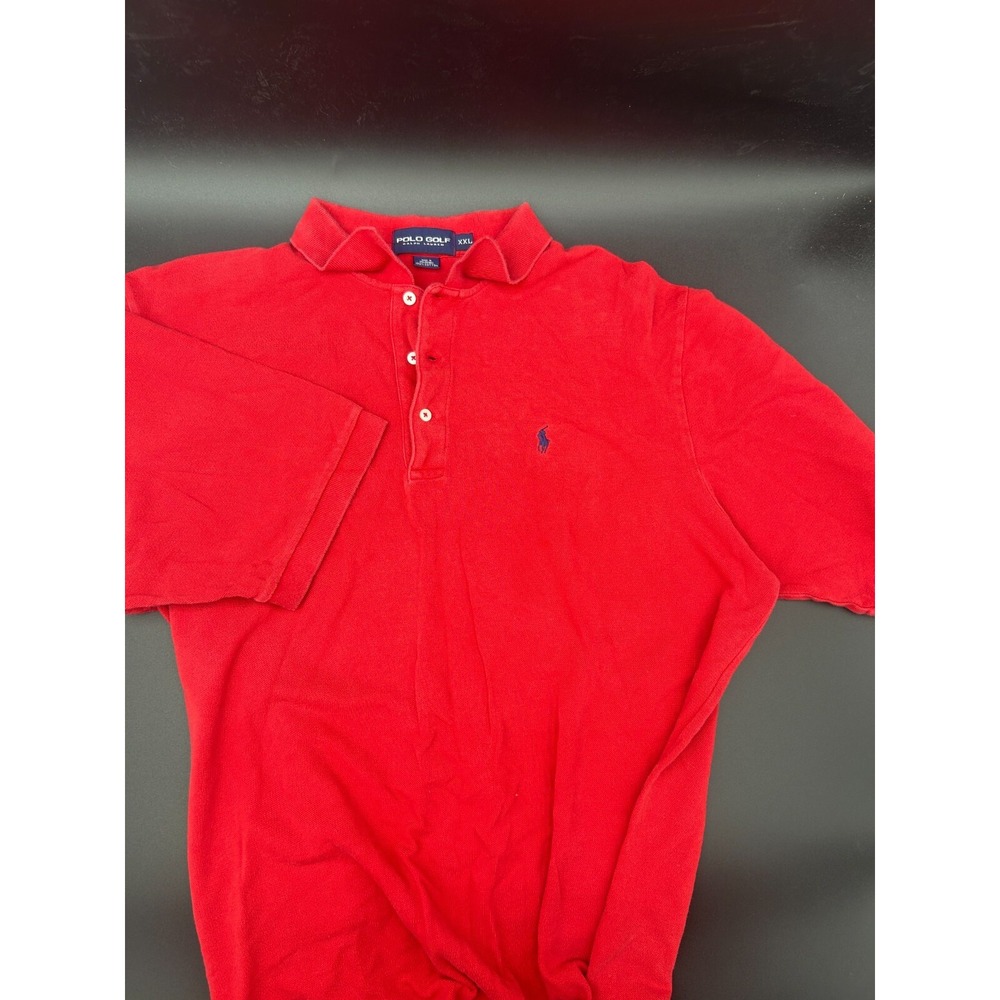 Polo Ralph Lauren Golf Men's Red Polo Shirt‎ Size XXL